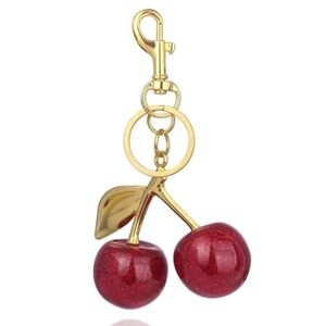 Cute (NEW) Cherry‎ Resin Women's Bag Charm/Keychain